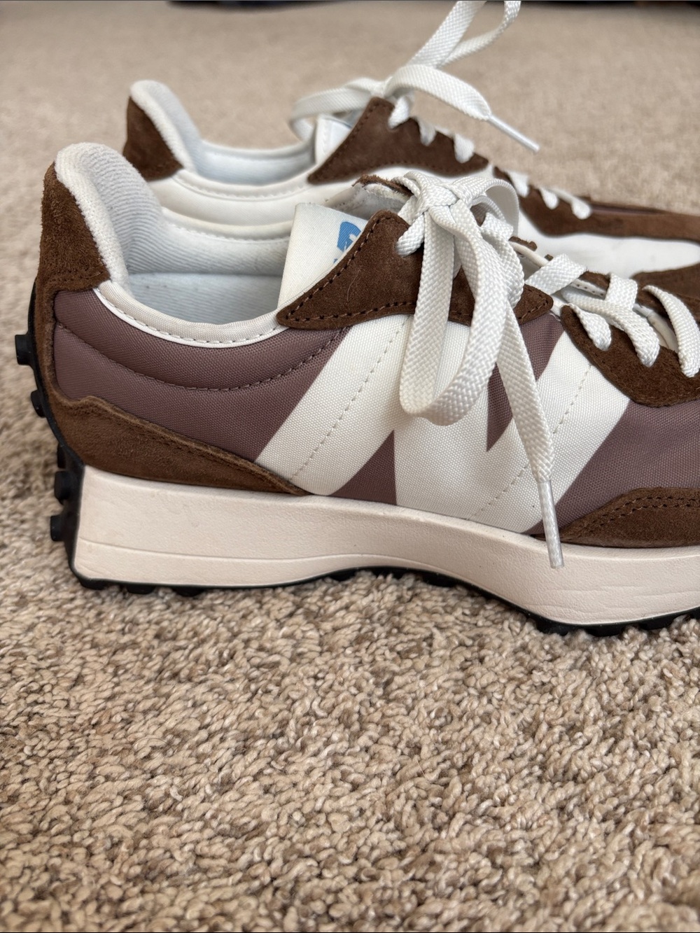 Women’s New Balance 327 'Dark Earth Mushroom - Picture 3 of 11
